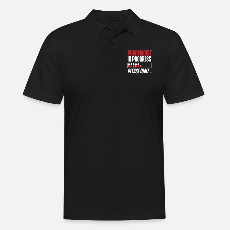 Technicien en pharmacie - Polo Homme - noir