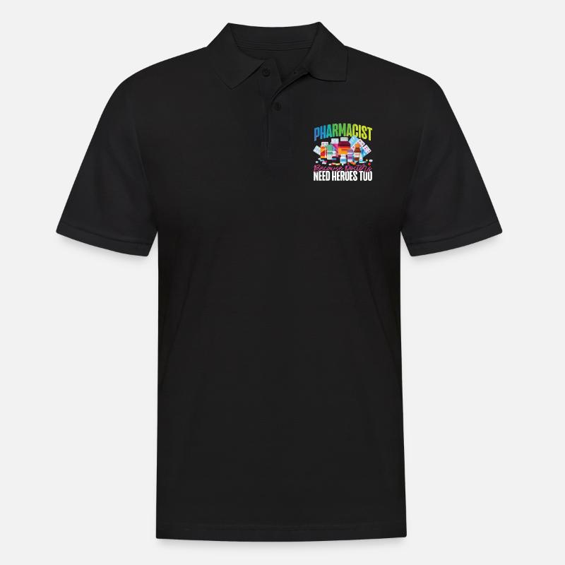 Pharmacy Tech Technician - Men's Polo Shirt - black