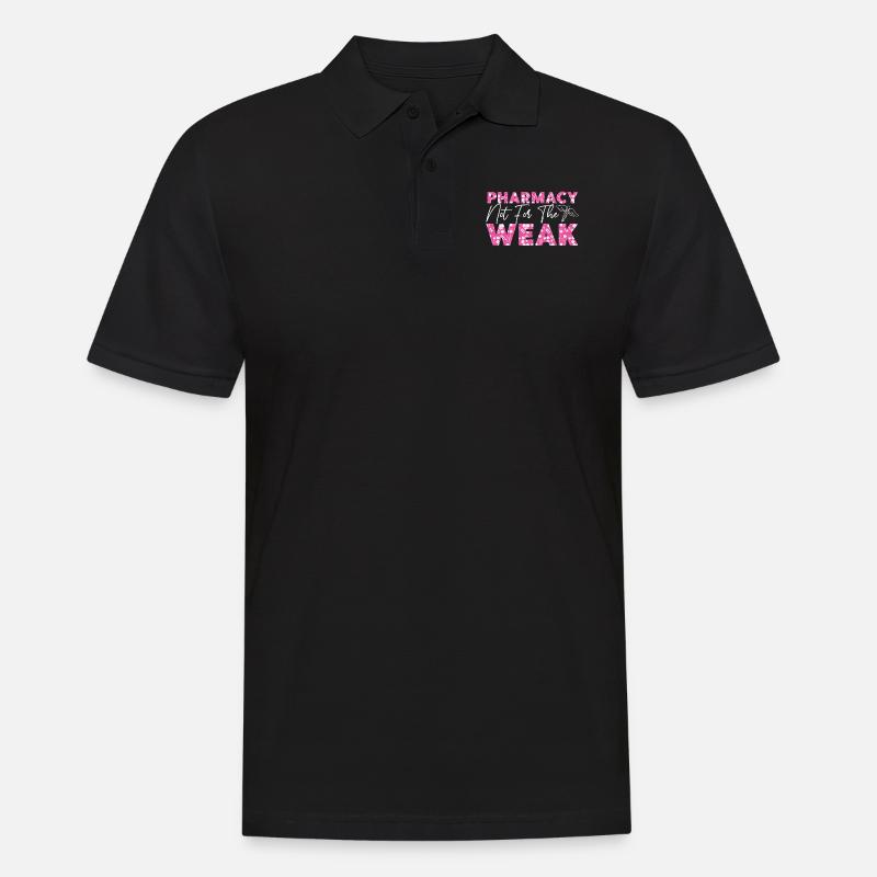 Pharmacy Tech Technician - Männer Poloshirt - Schwarz
