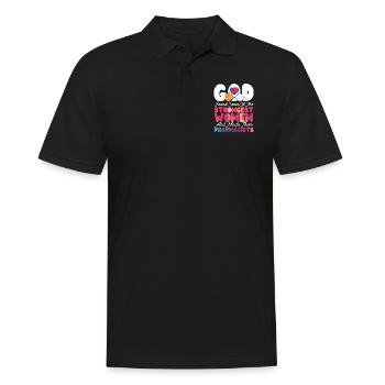 Pharmacy Tech Technician - Männer Poloshirt - Schwarz - Vorne - Kai (181cm)