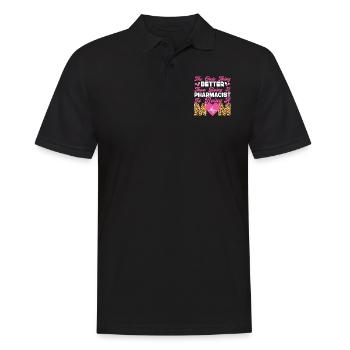 Technicien en pharmacie - Polo Homme - noir - Devant - Kai (181cm)