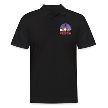 Pharmacy Tech Technician - Men's Polo Shirt - black - Front - Kai (181cm)