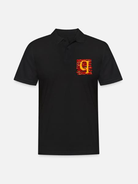 Strip E 232 Q - Men's Polo Shirt - black