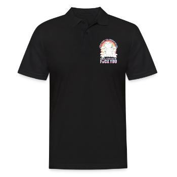 T-shirt pizza et amour de yoga de chat doux - Polo Homme - noir - Devant - Kai (181cm)