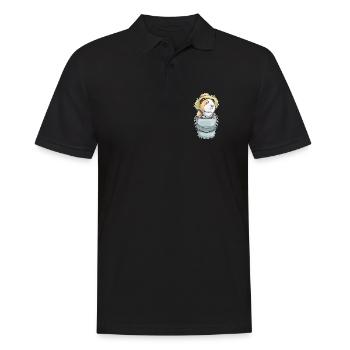 Guinea pig farmer bucket farm - Men's Polo Shirt - black - Front - Kai (181cm)