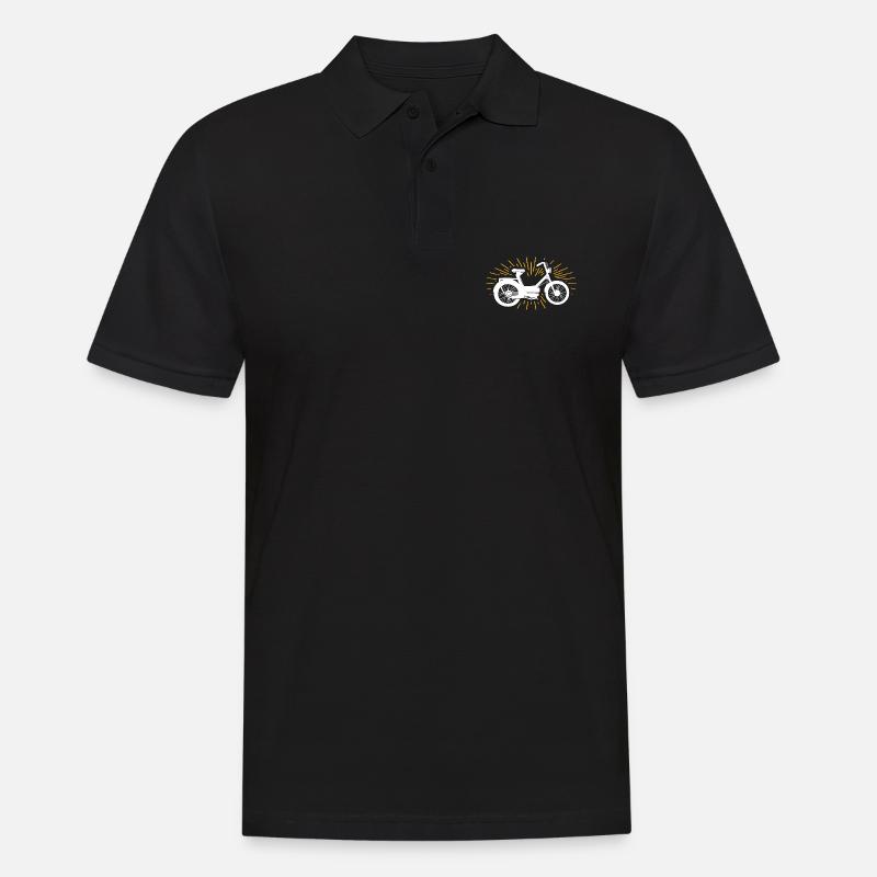 Mofa - Männer Poloshirt - Schwarz