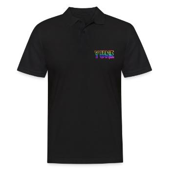 Yune RS Arc-en-ciel - Polo Homme - noir - Devant - Kai (181cm)