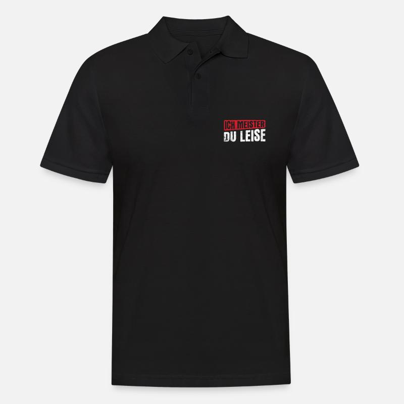 Chef Geschenk Spruch - Männer Poloshirt - Schwarz