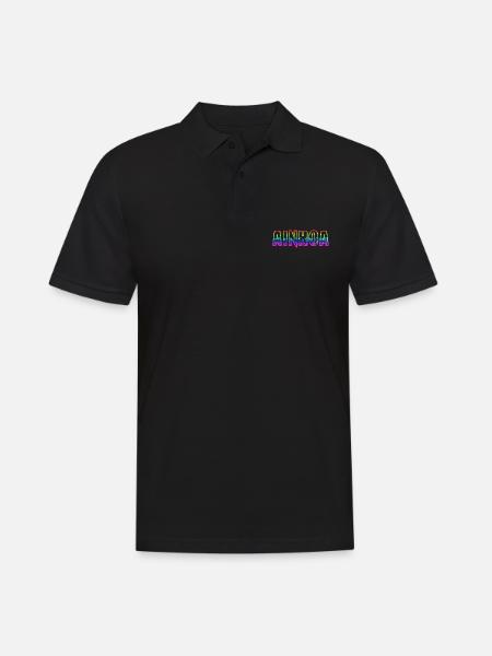 ainhoa rs regenbogen - Männer Poloshirt - Schwarz