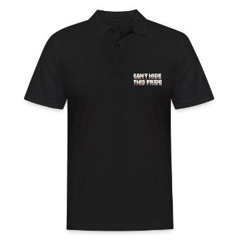 Impossible de cacher cette fierté - Polo Homme - noir - Devant - Kai (181cm)
