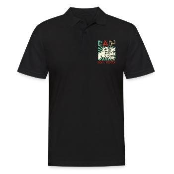 Triple Dad 3 Kids Papa Dad 2022 - Men's Polo Shirt - black - Front - Kai (181cm)