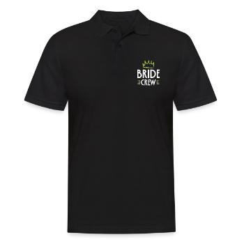 Bride Crew - Men's Polo Shirt - black - Front - Kai (181cm)