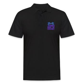 Singe Enterrement de vie de garçon Enterrement de vie de garçon - Polo Homme - noir - Devant - Kai (181cm)