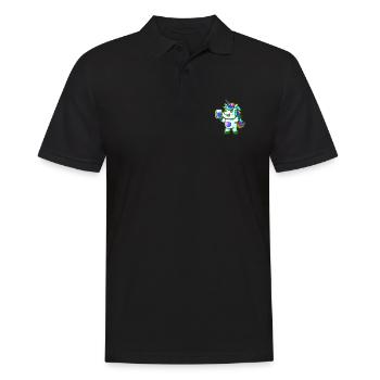 Unicorn Beer Party Celebrate Colorful - Men's Polo Shirt - black - Front - Kai (181cm)