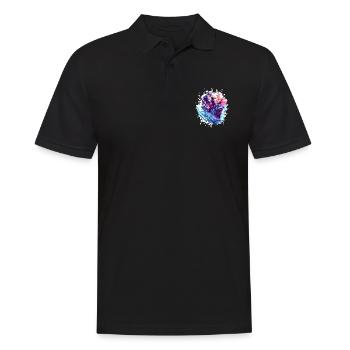 Viking Loup Guerrier Valhalla - Polo Homme - noir - Devant - Kai (181cm)