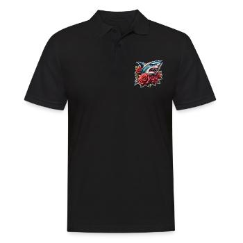 Roses de requin - Polo Homme - noir - Devant - Kai (181cm)