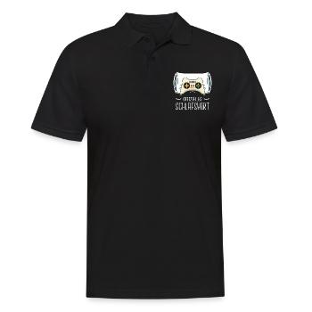 Offizielles Schlafshirt Game Controller Online - Männer Poloshirt - Schwarz - Vorne - Kai (181cm)