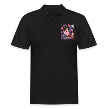 Es Ist Mein 4 Geburtstag Eagle 4. Juli - Männer Poloshirt - Schwarz - Vorne - Kai (181cm)