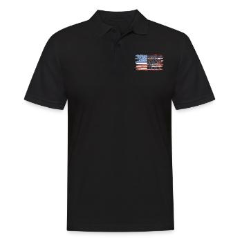 Washington, Madison 4 juillet Héros - Polo Homme - noir - Devant - Kai (181cm)