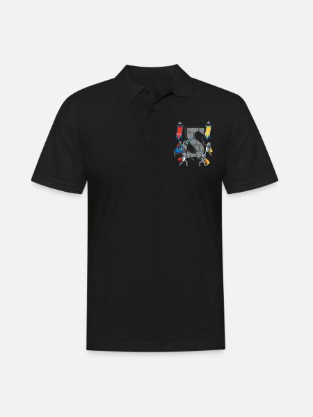 Medieval Knights Medieval History - Men's Polo Shirt - black