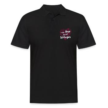 Fête de la musique folklorique Festival de village Ouftit Schlager allemand - Polo Homme - noir - Devant - Kai (181cm)