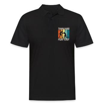Boxen Martial Arts Boxing Box Club Boxer - Men's Polo Shirt - black - Front - Kai (181cm)