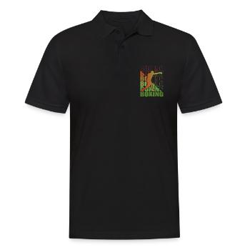 Boxen Martial Arts Boxing Box Club Boxer - Männer Poloshirt - Schwarz - Vorne - Kai (181cm)