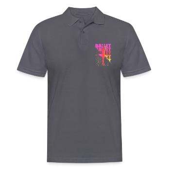 Ballett, Ballerina, Girl, Mädchen, Tanzen - Männer Poloshirt - Anthrazit - Vorne - Nico (186cm)