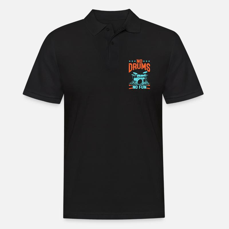 Drummers Drummers Drummers Drummers - Men's Polo Shirt - black