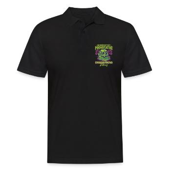 Underground Film, Independent Cinema, Horror - Männer Poloshirt - Schwarz - Vorne - Kai (181cm)