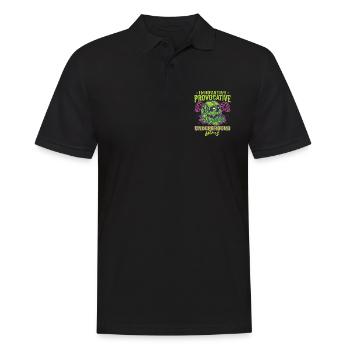 Underground Film, Independent Cinema, Horror - Männer Poloshirt - Schwarz - Vorne - Kai (181cm)