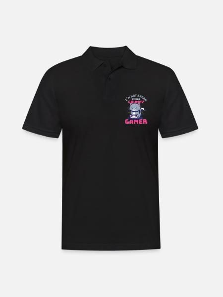 Gaming, Gambling, Video Game, Gamer - Men's Polo Shirt - black