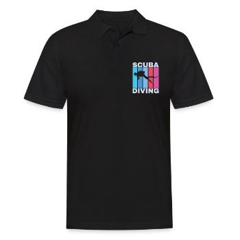 Scuba Diving, Scuba Diving, Holiday Sea Diver - Men's Polo Shirt - black - Front - Kai (181cm)