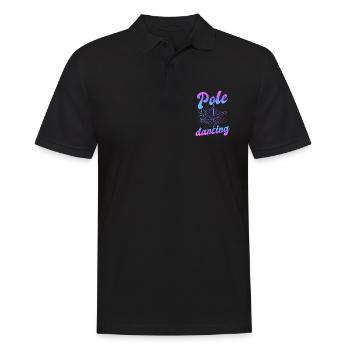 Pole dance danseuse, pole dance, pole dance - Polo Homme - noir - Devant - Kai (181cm)