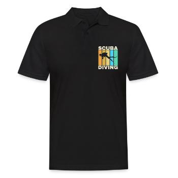 Plongée sous-marine, Plongée sous-marine, Vacances en mer - Polo Homme - noir - Devant - Kai (181cm)