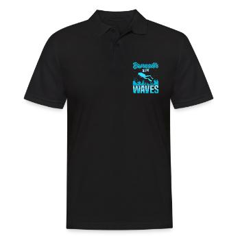 Scuba Diving, Scuba Diving, Holiday Sea Diver - Men's Polo Shirt - black - Front - Kai (181cm)