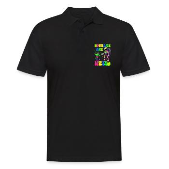 Alien, UFO, UAP, Space, Space Flying Object - Men's Polo Shirt - black - Front - Kai (181cm)
