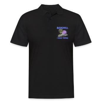 Alien, OVNI, UAP, Espace, Objet volant de l’espace - Polo Homme - noir - Devant - Kai (181cm)