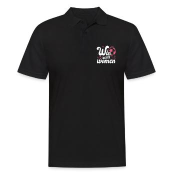 Soccer féminin, Football féminin, Football féminin - Polo Homme - noir - Devant - Kai (181cm)