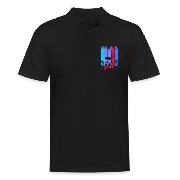 Plongée sous-marine, Plongée sous-marine, Vacances en mer - Polo Homme - noir - Devant - Kai (181cm)