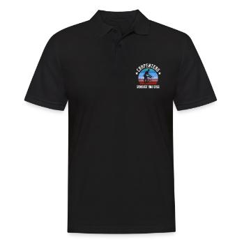 charpentier, charpentier, menuisier, charpentier, - Polo Homme - noir - Devant - Kai (181cm)
