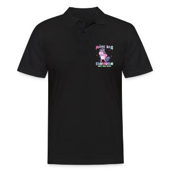 Drôle, Créature Mythique, Dinosaure, Drôle - Polo Homme - noir - Devant - Kai (181cm)