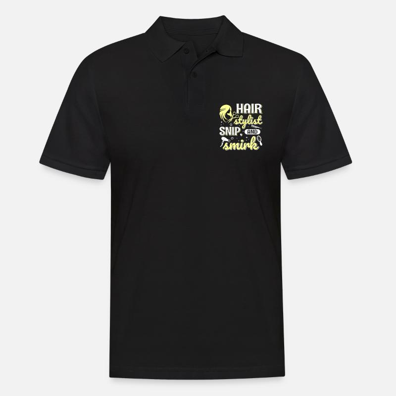 Coiffeur Coiffeur Coiffeur Coiffeur - Polo Homme - noir