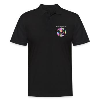 Danseur De Pole Dance, Pole Dance, Pole Dance - Polo Homme - noir - Devant - Kai (181cm)