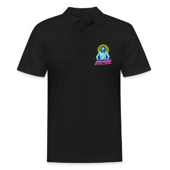 Rave Techno House Party EDM Festival Goa Electro - Männer Poloshirt - Schwarz - Vorne - Kai (181cm)