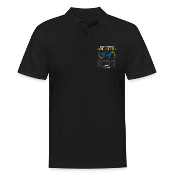 Kickboxer Martial Arts Kickboxing Kickboxen - Männer Poloshirt - Schwarz - Vorne - Kai (181cm)