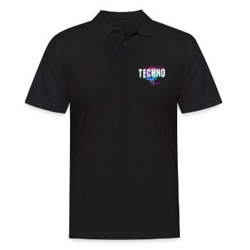 Techno House Party EDM Festival Goa Electro Rave - Polo Homme - noir - Devant - Kai (181cm)