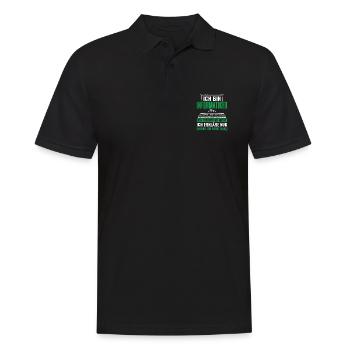 Informatik Informatiker Programmierer - Männer Poloshirt - Schwarz - Vorne - Kai (181cm)