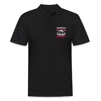 Ski Gift - Männer Poloshirt - Schwarz - Vorne - Kai (181cm)