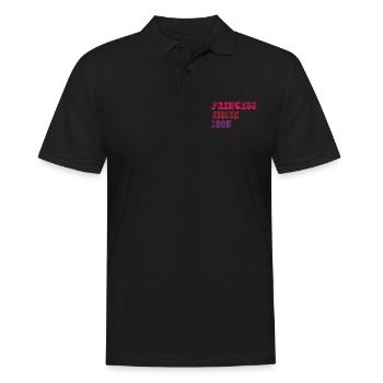 1995 Birthday Princess - Men's Polo Shirt - black - Front - Kai (181cm)